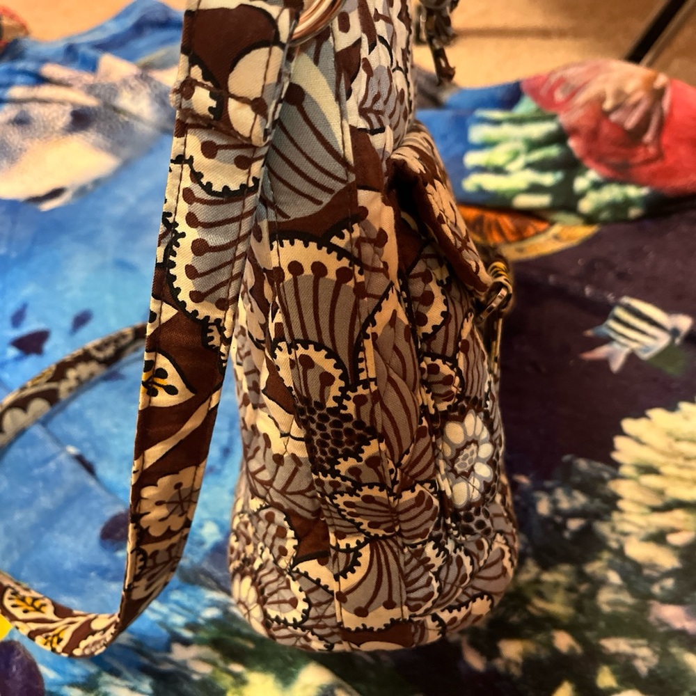 Vintage brown and blue vera Bradley bag